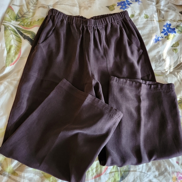 Chico's Easy Silk Sinclair Cropped Pant Size 1 - Picture 4 of 8